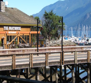 View of local eatery The Boathouse